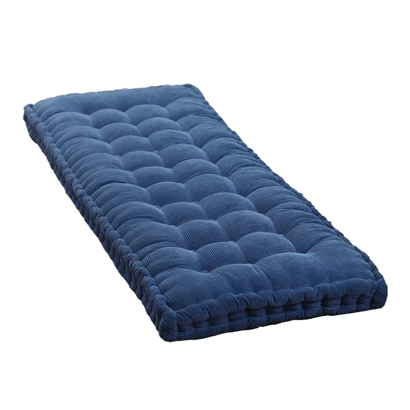 

Flannel Mat Balcony Cushion Royal Blue Cushion Thickened Living Room Bedroom Non-Slip Bay Window Cushion Window Sill Cushion