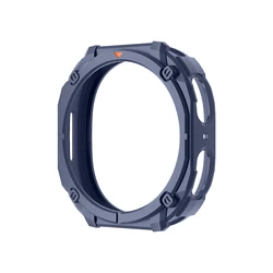 TPU Sports Band with Hollowed Watch Case - Protective Bracelet Cover for Galaxy Watch 9 8 44 (Blue - only case)