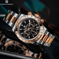 PAGANI DESIGN Fashion Brand Luxury Quartz Men Automatic Date Watches 100M Men Sport VK63 Chronograph Sapphire Glass Casual Watch 1