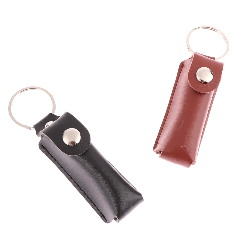 USB Case Protective Bag Portable Pocket Leather Key Ring For Usb Flash Drive USB Storage Bag