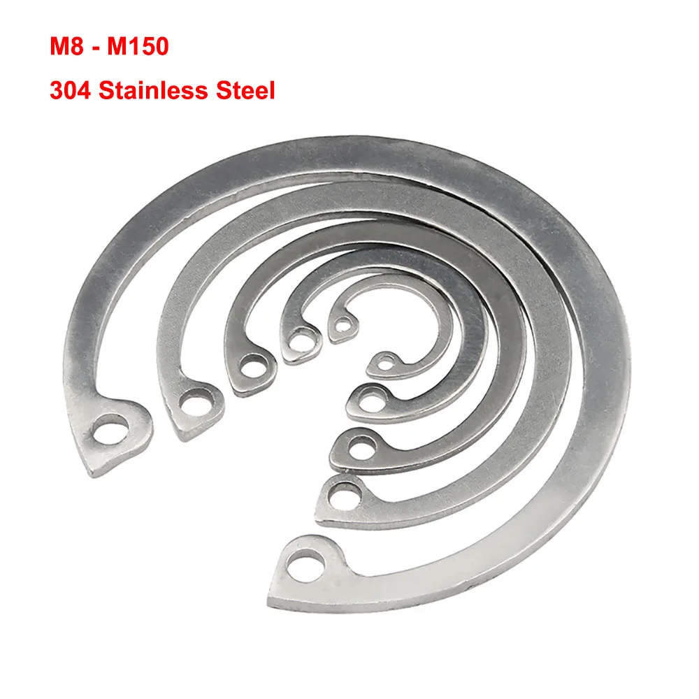 M8M150304StainlessSteelCTypeInternalCirclipRetainingClipSnap