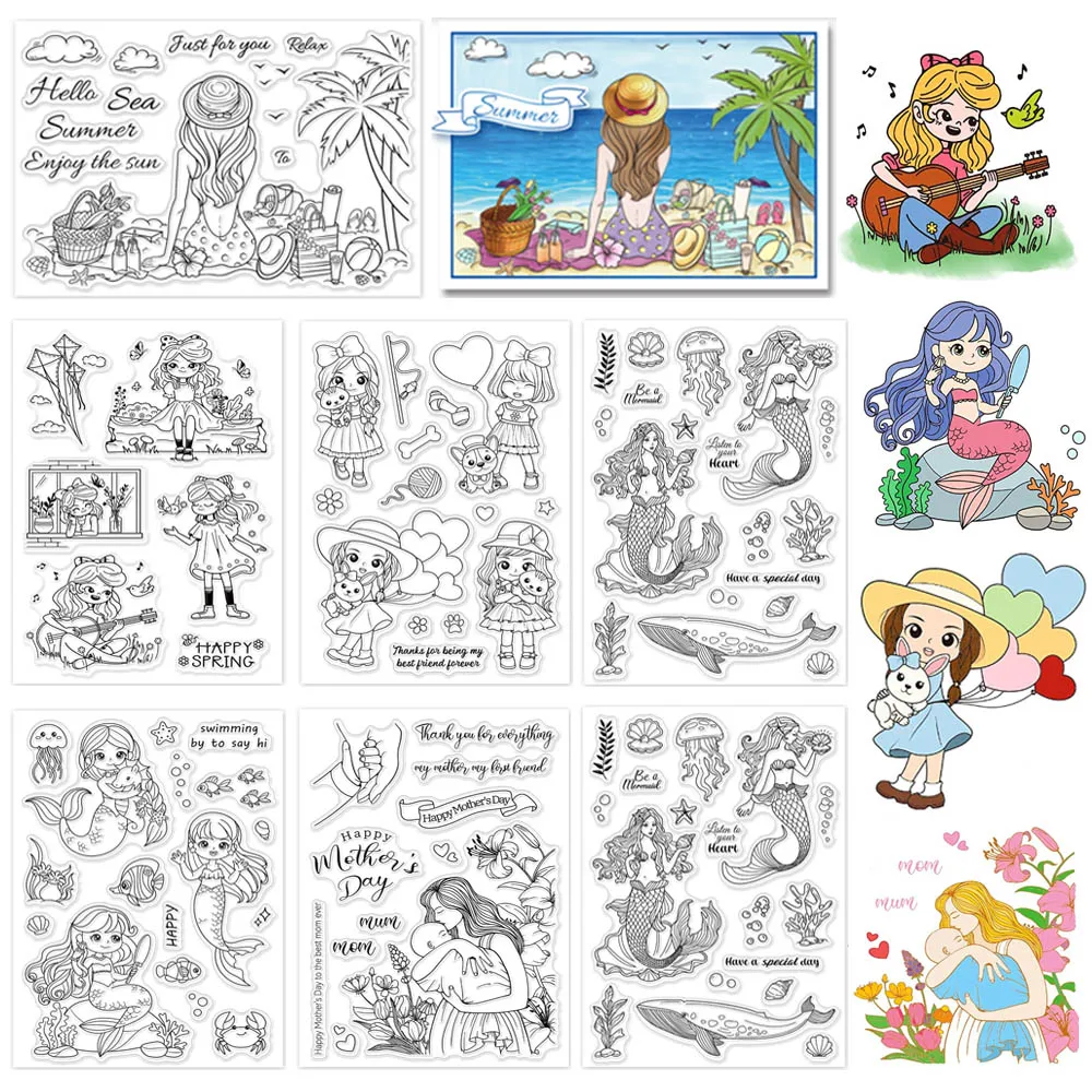 TampontransparentensiliconePlayDayonTheBeachtimbretransparent