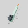 Multifunction Shoes Brush Soft Automatic Liquid Discharge Press Out Shoes Cleaner Clothes Long Handle Brushes Cleaning Tool 2