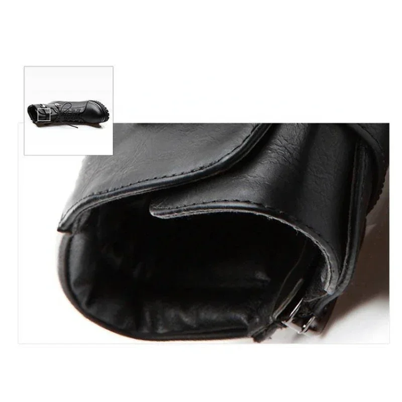 Women Winter Boots Warm High Heels Ankle Retro Chunky Snow