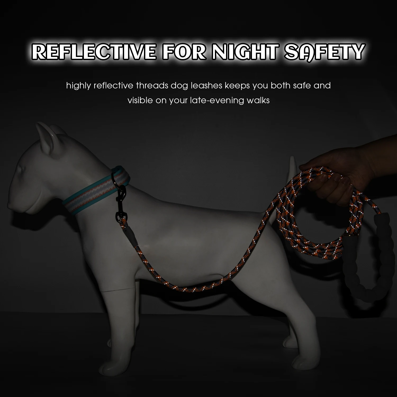 1.2M 1.8M 3M 5M Reflective Long Dog Leash 6