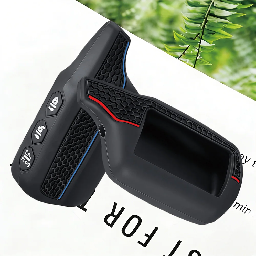 Silicone Protective Car Key Cover for Two-Way Alarm Keychain