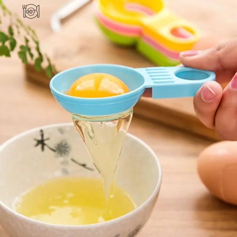 Creative Color Short-handed Egg White Separator Egg Processing Egg Dispenser Kitchen Baking Tools 1 Pc