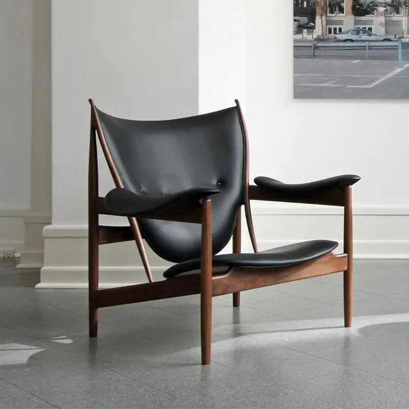 

Beaty Leather Recliner Chair Back Support Simple Designer Living Room Chair Modern Comfy Relax Fauteuil Salon Home Furniture
