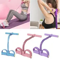 Siix-Tube Pedal Tensioner Resistance Band Multi-Functional Tension Rope Fitness Bands Elastic Yoga Pedal Puller For Exercises - Image 6