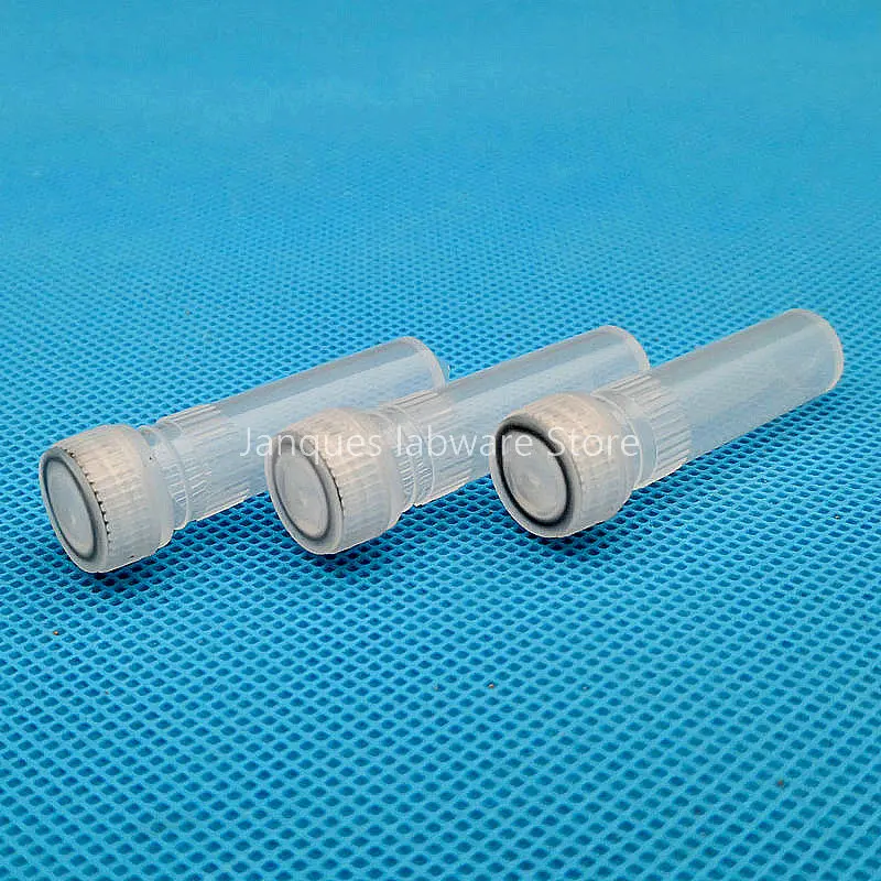Plastic Test Tubes Centrifuge Tube Laboratory 2ml Plastic Freezing Tubes Conical Bottom Biological Sample Cryovials With Gasket Cryo Tube
