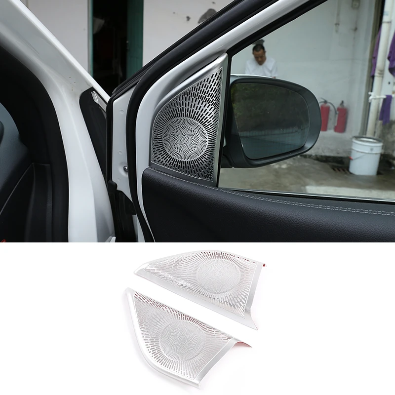 

Car Aluminum Alloy Audio Speaker Tweeters Cover Trim Accessories For Mercedes Benz B GLB Class W247 X247 2019-2020