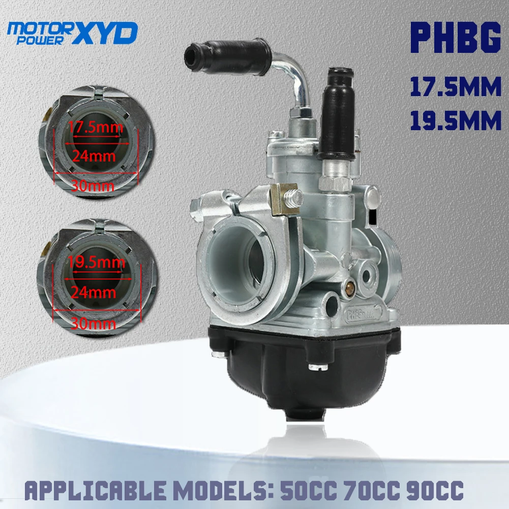Motorcycle Phbg 17.5mm 19.5mm Racing Carburetor For Hand Choke