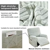 Jacquard Recliner Sofa Cover 1 Seater Stretch Relax Armchair Cover Non-Slip Sofa Covers for Living Room Washable 1 Set 5