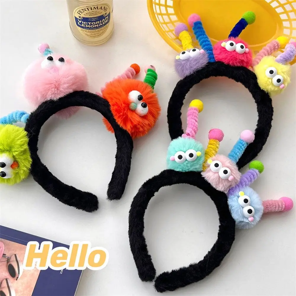 Plush Ugly Doll Headband Lovely Hair Accessories Hairbands Funny Hair Hoop Korean Style Cosplay Cartoon Hair Hoop mother and baby car desktop color night light doll humidifier humidifiers lovely humidifier gift usb aromatherapy air