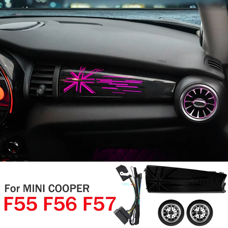 For-MINI-COOPER-F55-F56-F57-LED-Dashboard-Decoration-Trim-Atmosphere ...