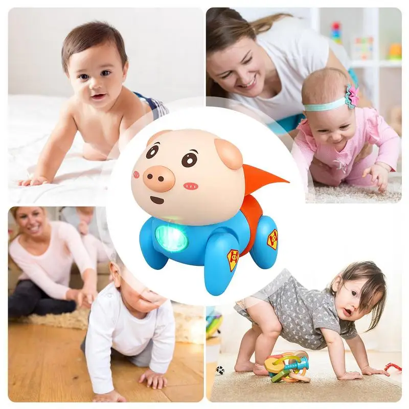 Crawling Toys Kids Crawling Walking Animal Toy Soft Lighting Delicate Crawling Animal Toy For Kids Early Education