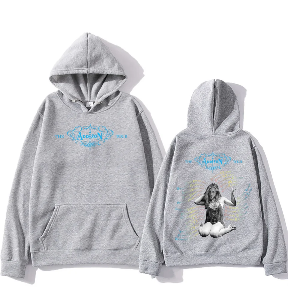Addison Rae Merch Always A Lady Hoodie Sweatshirts Harajuku Hoodie Hip