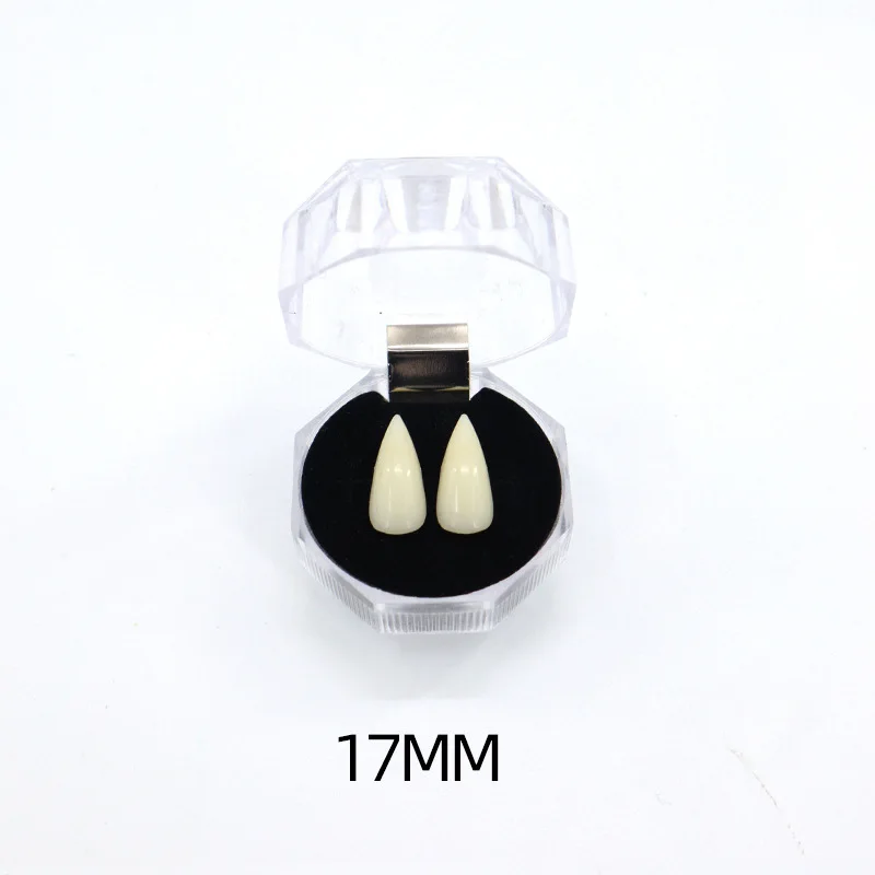 Vampire Fangs Halloween Costume Accessory with Dental Adhesive