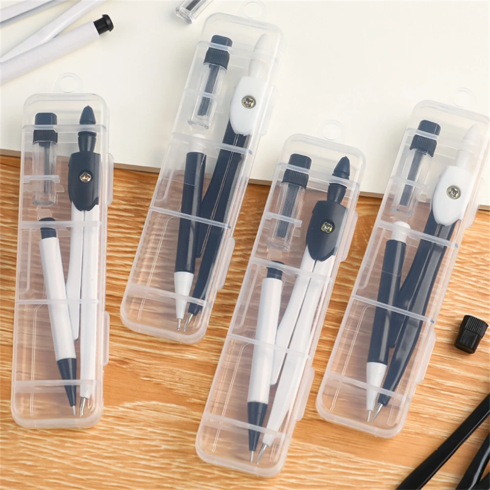 Drawing Compass Brief Pratical Pfofessional Compass Set School Office Drawing Maths Geometry Learning Tools Circles School Student Stationery