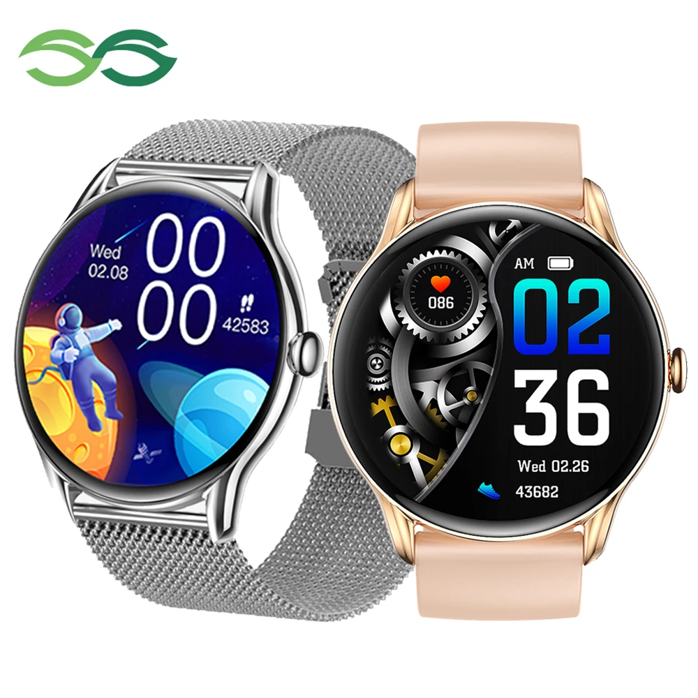 Smart Watch Women 1.32 inch 360*360 HD Screen Smartwatch Men Heart Rate Blood Pressure Monitor Sport Fintess Tracker for Android