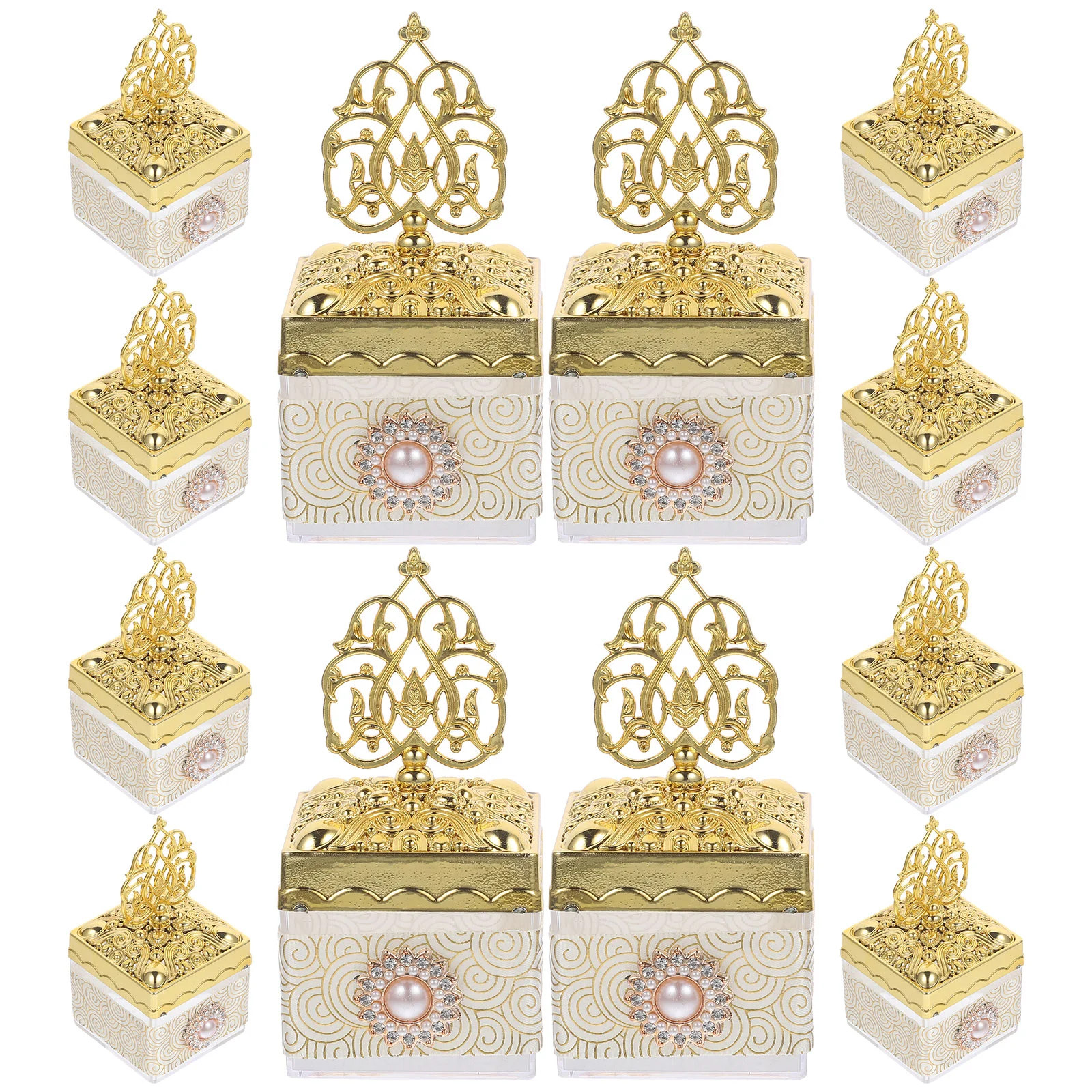 

Wedding Decorative Candy Boxes Baby Shower Containers Holders Wedding Candy Baby Full Moon Accessories Storage Candy Box