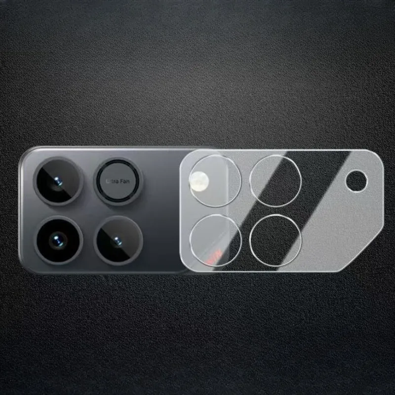 Clear Tempered Glass 3D Camera Lens Protector - Anti-Scratch HD Film