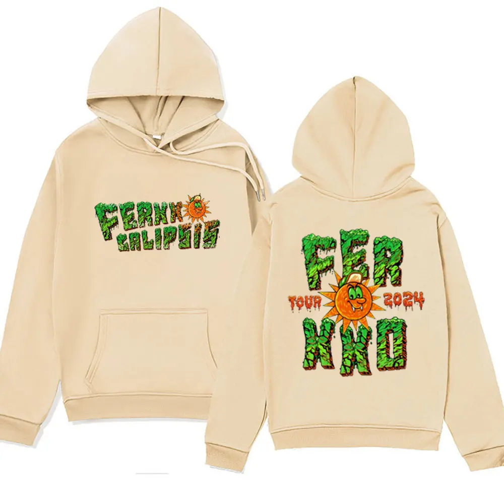 Rap Feid Ferxxo Ferxxocalipsis Tour 2024 Hoodie Men Women Winter Long Sleeve Fleece Sweatshirt Oversized Hip Hop Hoodies Male