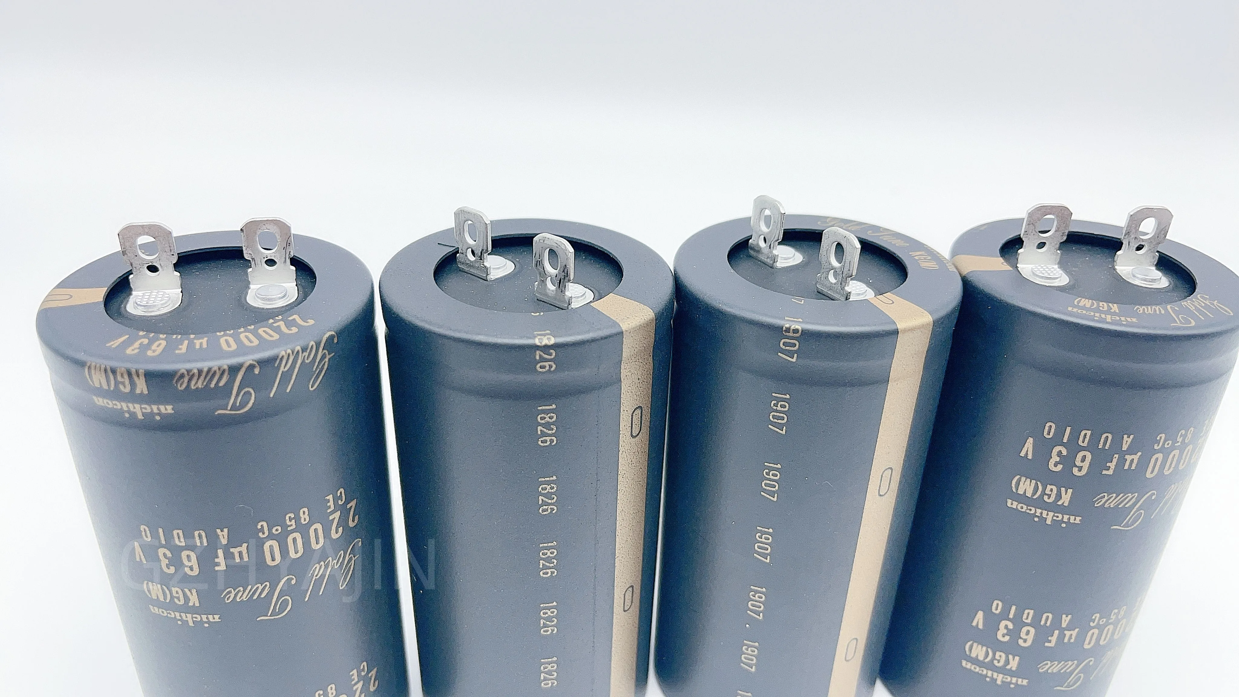 h8-cpコンプセット Nichichon 63v 22000ufゴールドチューン発熱オーディオアルミ電解