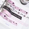 Mr. Paper, 8 Styles, Each 150cm Fine Glitter and Paper Tape Set, DIY Decorative Handmade Stickers for Girls 1