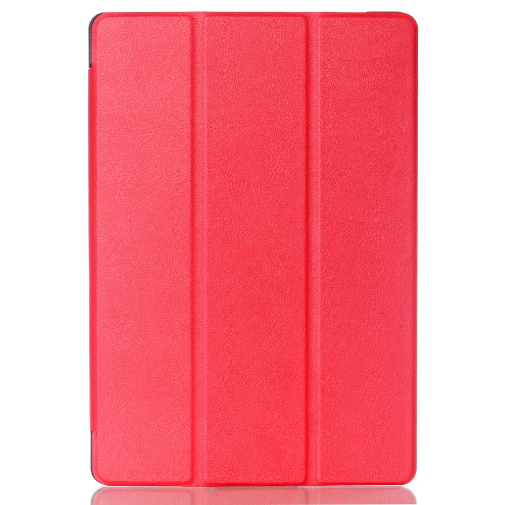Premium PU Leather Tri-Fold Tablet Case with Smart Sleep Function