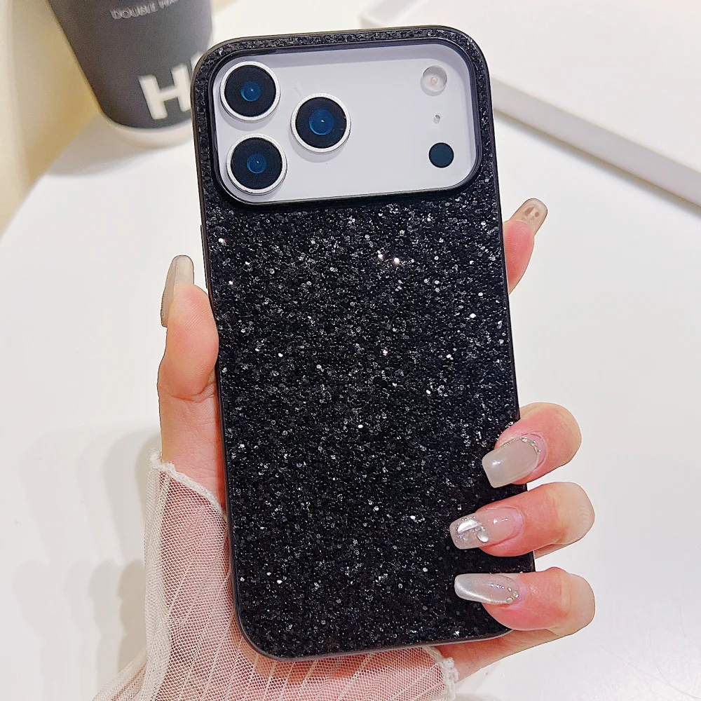 Luxurious Shimmering Glitter Plating Phone Case in Vibrant Colors