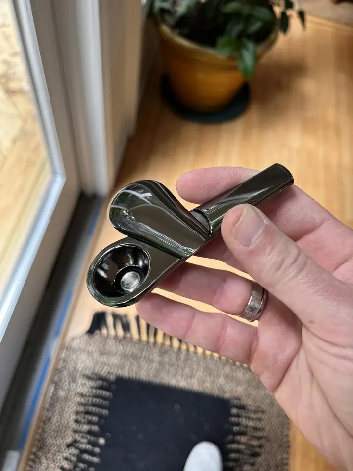 Black Aluminum Alloy Spoon Pipe Gift Set