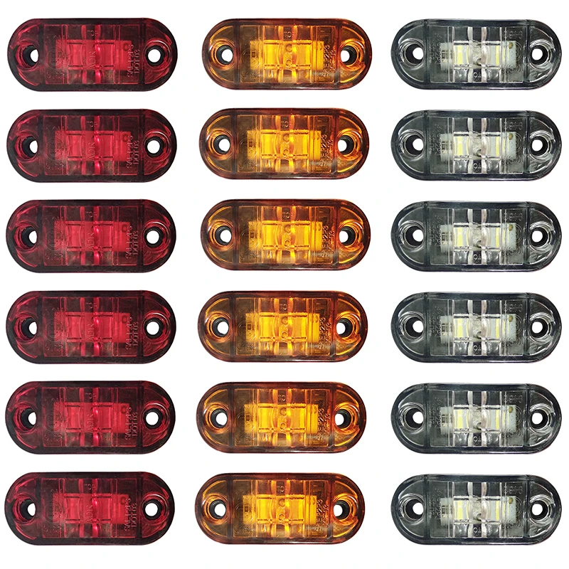 10Pcs Spia Di Avvertimento Rimorchio Camion Led Side Truck Accessori Parcheggio Per Ford Puma Volvo Truck Clio 4 Rs Opel Kia Rio 4