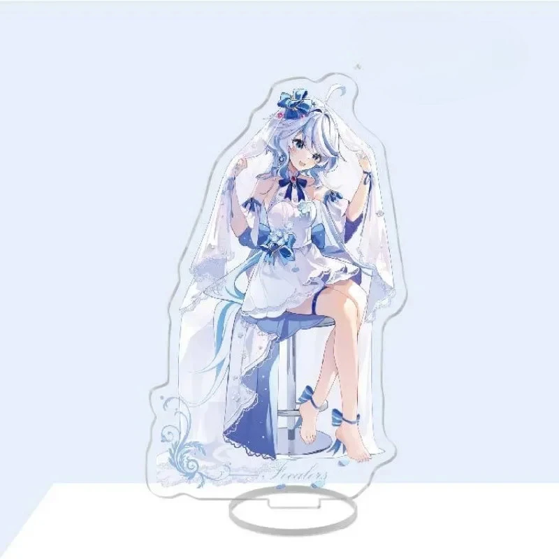 게임 캐릭터 코스프레 아크릴 플라크 액션 피규어 푸리나 포칼로스 스탠딩 사인 데스크 장식 팬 컬렉션 디스플레이