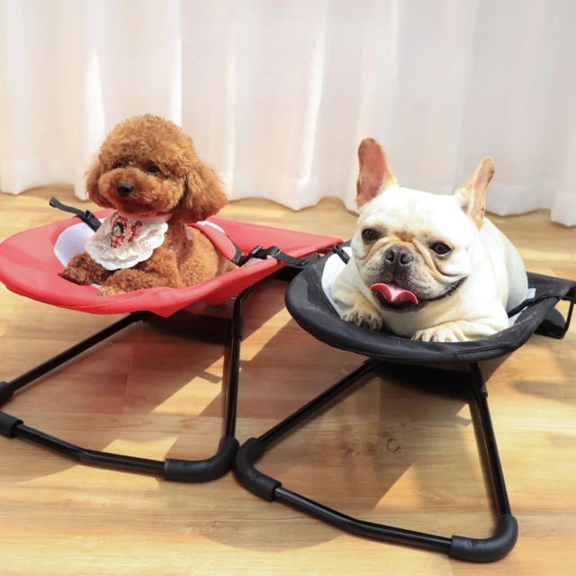 Chaise bascule pliable portable pour animaux de compagnie lit hors sol pour chien chaise confortable pour