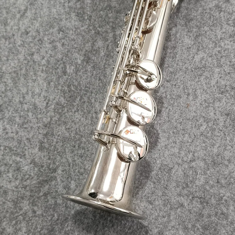 Made in France Soprano Saxophone nickel plating Mark VI B-flat Soprano Sax Mark VI Mouthpiece Reeds Neck