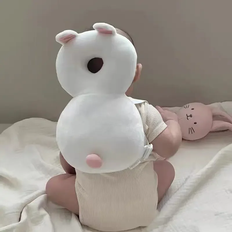 Newborn Headrest Security Pillows Backpack Toddler Baby Head Fall Protection Pad Cushion Cartoon Soft Security Pillows Backpack 4