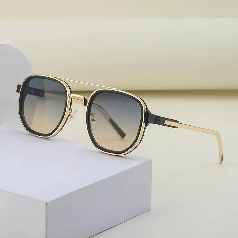 

Trend Square Sunglasses Men Sun Glasses Women Small Frame Fashion Brand Polygon Mirror Gradient Gafas De Sol UV400