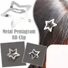 Silver Color Star Hairclip Women Cute Clips Girls Star Barrettes Simple Metal Snap Clip Hair Jewelry Hair Accessories Wholesale