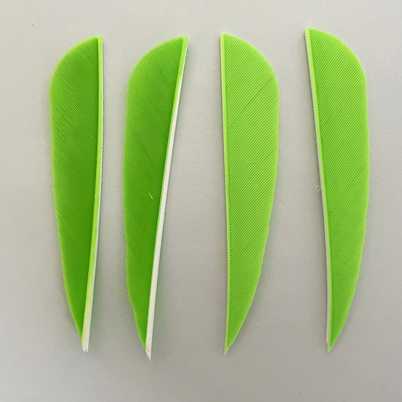 100Pcs 3 Inch Archery Feathers Fletching Right/Left Wings Natural Turkey Vanes Arrow Fletches Feather DIY Hunting Accessories 6