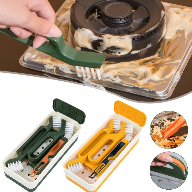 

Набор щеток для чистки пола и плитки, приспособления для чистки, многофункциональные инструменты для детской комнаты, щетки для чистки углов и окон