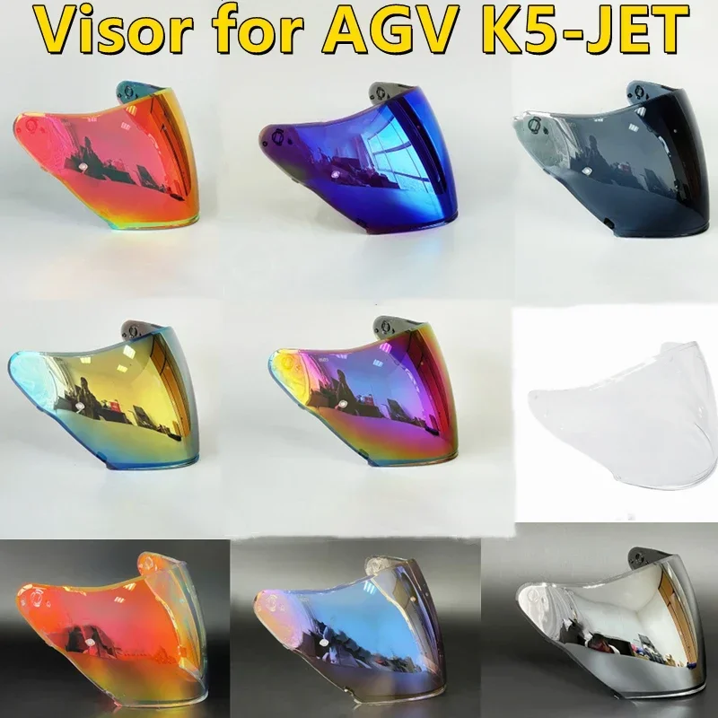 Visiera Per Casco Per Agv K5 Jet Helmet Shields Protezione Uv Parabrezza Parasole Casco Moto Accessori