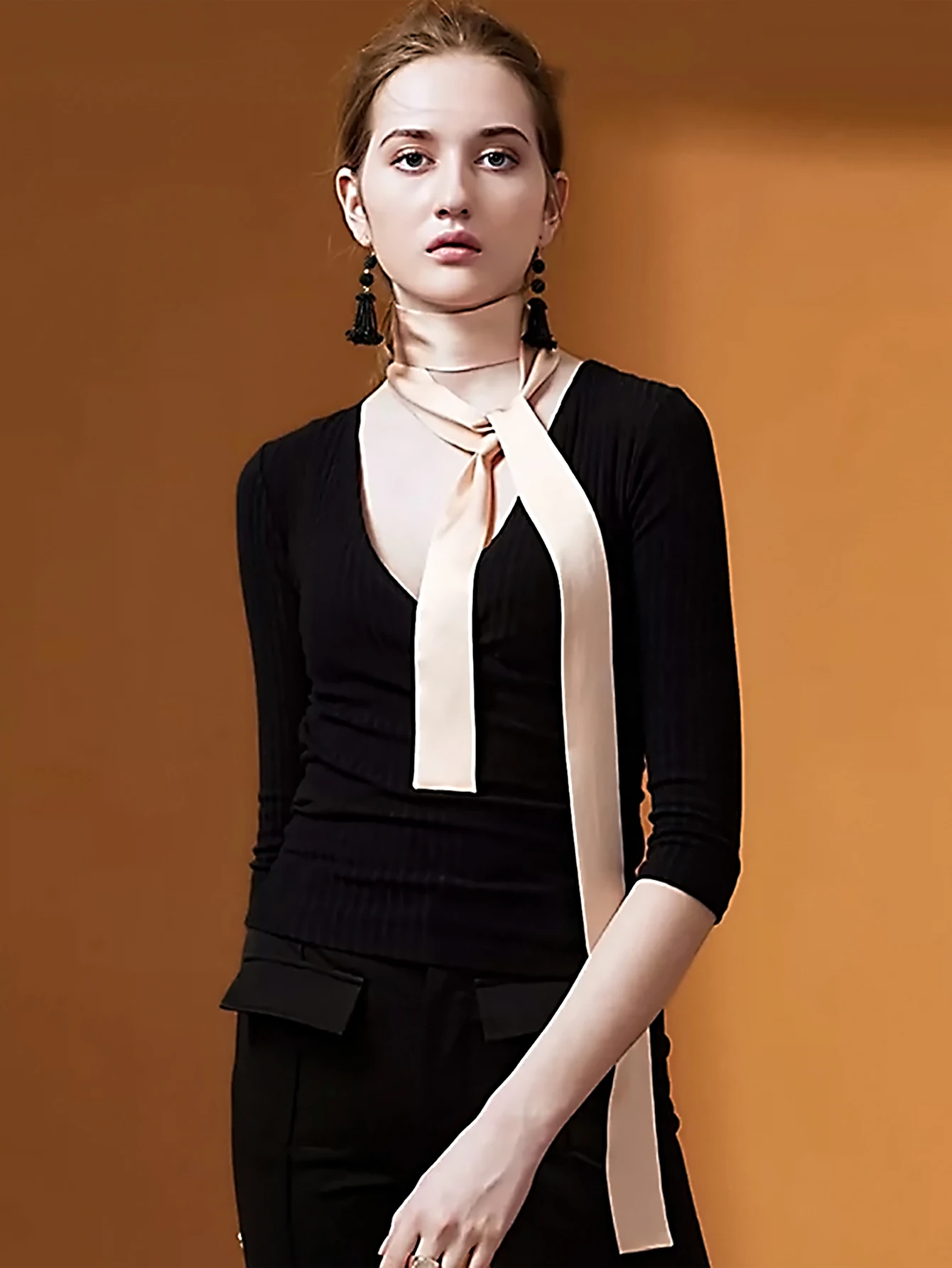 100% Natural Mulberry Silk Long Scarf