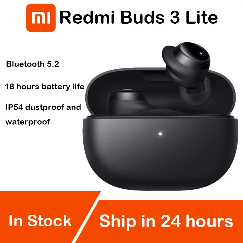 Беспроводные наушники Xiaomi Redmi Buds 3 Lite TWS Bluetooth 5 2 IP54 |