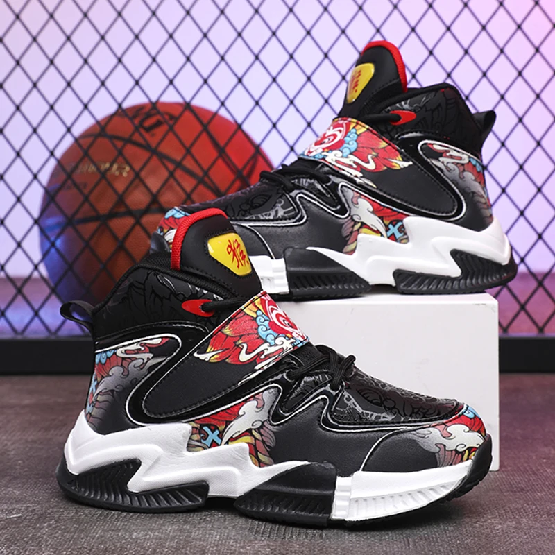 

New children's basketball shoes non-slip children's sports shoes student youth casual shoes boys running shoes33-39