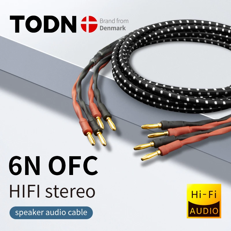 Todn Hifi Speaker Audio Cable Highend Stereo Amplifier Cable High