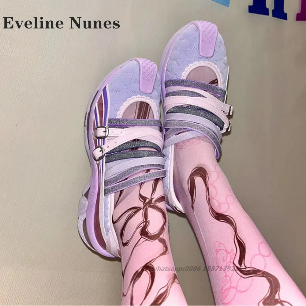 

Туфли-лодочки с перекрестной шнуровкой, эластичная лента, круглый носок, ажурная обувь в стиле пэчворк, балетки Мэри Джейн с пряжкой, разные цвета