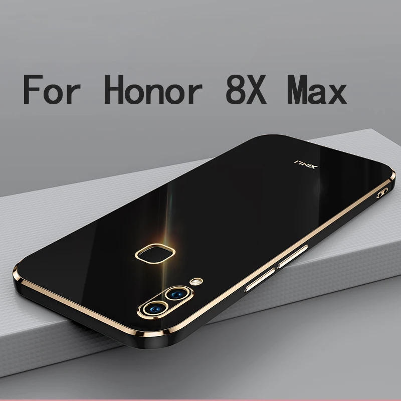 Фото Для Honor 8X Max чехол мягкий чехол из ТПУ с защитой от отпечатков пальцев для Honor 8X Max чехол №1