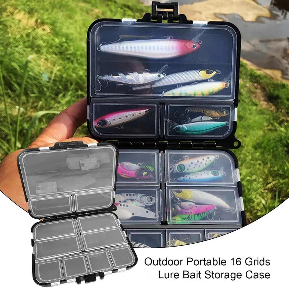 Fishing Tackle Organizer, Reusable and Durable Fishing Tackle Box Fishing  Accessory for Hooks Fishing Lines Hard Bait Soft Bait and Other Small Tools