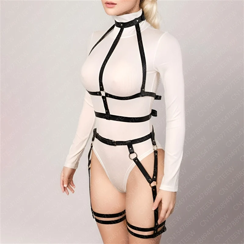 Рисунок 2 - портупея женская кожаная БДСМПортупея